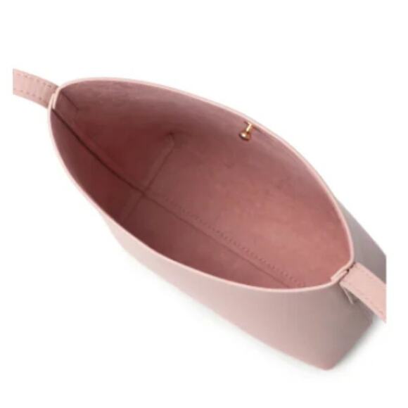 NEW Samara Vegan Leather Peony Pink Medium Shoulder Crossbody Bag (SMXX025) - Picture 5 of 8